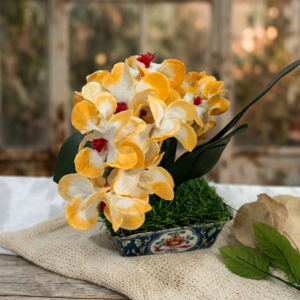 Artificial Flowers from Mango Leaves