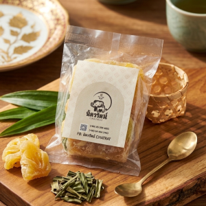 Chatnarat: Elephant Tower Ginger, Sesame & Honey Herbal Soap